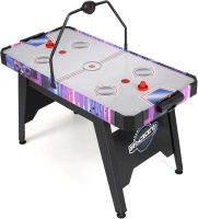GYMAX 56 in Air Hockey Table with 12V High-Performance Motor and LED Digital Scoreboard - Includes 2 Pushers & 2 Pucks, for Home, Game Room, Office(m-1)