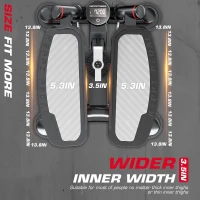 KeppiFitness FITSTEP1000 PRO Home Stair Stepper with Resistance Bands — Commercial-Grade, 400 lb Capacity, V-Shaped Motion, LED Monitor(m-4)