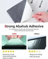 Abahub EVA Foam Traction Pad 96''x16''/23.5''/38''/47'' 48''x16'' Non-Slip Camouflage Decking Sheet Self-Adhesive Trimmable Grip Mat for Boats, SUP, Paddleboard, Kayak(m-2)