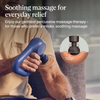 TheraGun Relief Handheld Percussion Massager — Lightweight, Easy-to-Use Personal Massager for Everyday Pain Relief in Neck, Back, Leg, Shoulder & Body (Navy)(m-3)