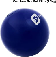 10Cent Sports Cast Iron Shot Put — Available 2.7 kg to 7.2 kg (6 lb to 16 lb)(m-2)