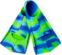 Youth Short Swim Fins – Comfortable Lap Training Flippers for Kids, Girls, Boys, Beginners(m-3)