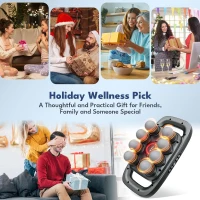 VTT 8-Head Deep Tissue Massage Gun — Electric Handheld Back Massager for Shoulders, Legs & Full-Body Pain Relief(m-9)