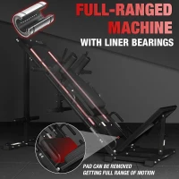 GMWD Leg Press & Hack Squat Combo with Linear Bearing – 45° Lower-Body Trainer with Weight Storage for Home Gyms(m-7)