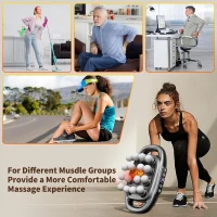 VTT 16-Head Deep Tissue Massage Gun Set — Percussion Massager with 3 Modes & 30 Intensity Levels, Ultra-Quiet Operation for Back, Shoulders, Legs, Feet(m-7)