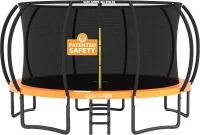JUMPZYLLA Outdoor Trampoline with Safety Enclosure & Ladder — 8, 10, 12, 14, 15, 16FT | ASTM F381-16 | Rust-Resistant Frame Coating(m-1)