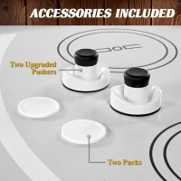 Barrington Billiards Full-Size Air Hockey Table with LED Scorer and Accessories – 89"" x 48"" x 32"" for Family Game Rooms(m-7)