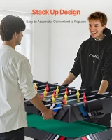 VEVOR 3-in-1/4-in-1 Combo Game Table (48""/54"") — Air Hockey, Ping Pong, Foosball & Billiards with Accessories(m-4)