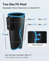 FIT KING Cordless Rechargeable Calf Massager — Portable 360° Leg Compression with 6 Intensities & 3 Modes(m-5)