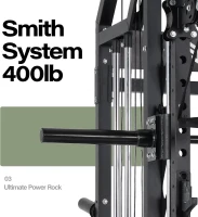 Major Fitness Drone2 Smith△ Machine — All-in-One Home Gym with Smith Bar, Dual Lat Pulldowns & Cable Crossover(m-4)