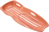 Retrospec Retrorider Plastic Snow Sled — Toboggan-Style with Pull Rope, Cold-Resistant Coating and Hard Bottom for Smooth Downhill Rides — Available in 35"" and 48"" for Kids and Adults(m-3)