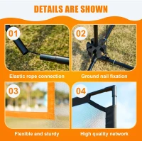 5-in-1 Portable Paddle Game Set with Adjustable 7.6ft Net — Indoor & Outdoor Family Fun (Badminton, Tennis, Pickleball, Ping Pong, Jianzi)(m-7)