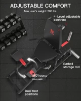 HVO Hip Abduction/Adduction Machine – Inner & Outer Thigh and Glute Trainer with 6-Position Gear System(m-6)