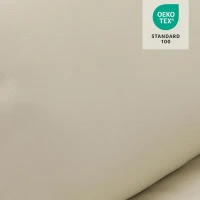 MCombo Extra Wide Power Lift Recliner Chair for Elderly R7045 - Medium-Wide Faux Leather Lift Chair with Heat & Massage, USB & Type-C Ports, Cup Holders (Cream White)(m-9)