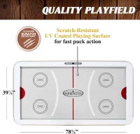 Barrington Billiards Full-Size Air Hockey Table with LED Scorer and Accessories – 89"" x 48"" x 32"" for Family Game Rooms(m-3)