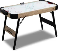 48"" Foldable Air Hockey Table - Indoor Arcade Set with Electronic Scoreboard, 2 Pucks & 2 Pushers(m-1)