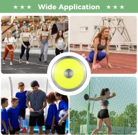 2-Pack 1.6 kg Training Discus for Track & Field – Nylon-Iron Construction, Polished Anti-Slip Grip, Practice Set(m-6)