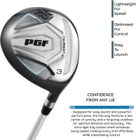 PGF Gold Tour Precision Complete Golf Club Package Set for Men & Women – Driver, Fairway, Hybrids, Irons, Wedges & Putter(m-4)
