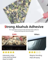Abahub EVA Foam Traction Pad - Non-Slip, Self-Adhesive Camouflage Decking Sheet (Sizes: 96 in x 16 in / 23.5 in / 38 in / 47 in; 48 in x 16 in) for Boats, SUP, Kayak, Surfing(m-2)