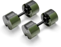 NÜOBELL Easy-Twist Adjustable Dumbbells (Pair) — 5–80 lb Model, 2024–25 All-in-One Weights(m-6)
