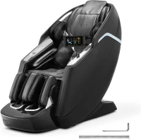 VEVOR 4D+3D Full-Body Massage Chair - 53"" SL Track, Dual-Core 4D+3D Mechanism, AI Voice, Electric Extendable Footrest, Yoga Stretch, TFT Touchscreen(m-1)