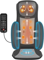 Snailax Shiatsu Neck & Back Massager with Heat - Adjustable-Height Neck Rollers, Vibration and Upgraded Kneading Compression Chair Pad for Home & Office(m-1)