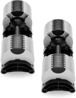 NÜOBELL Easy-Twist Adjustable Dumbbells (Pair) — 5–80 lb, 2024–25 Edition (All-in-One)(m-7)