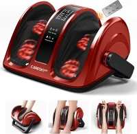 3-Heating Shiatsu Foot Massager — FSA Eligible, Deep Kneading & Rolling for Calves, Feet & Arms, Circulation & Pain Relief for Plantar Fasciitis and Neuropathy(m-1)
