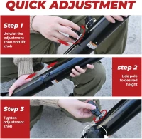 IGL Portable Basketball Hoop – 44"" PE Backboard, Adjustable 5.6–10 ft, Mobile Outdoor Goal with 13.2 GAL Base(m-3)