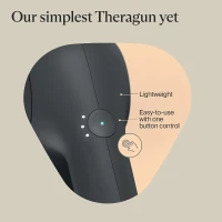 TheraGun Relief by Therabody — Quiet Deep-Tissue Bluetooth Percussion Massage Gun for Neck, Back, Shoulder, Leg & Foot Pain Relief (Black)(m-4)