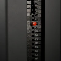 XMARK Functional Trainer — All-in-One Cable Pulley & Crossover with Dual 200 lb Stacks, Multi-Grip Pull-Up Bar and Expandable Attachment Compatibility(m-4)