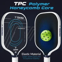 TENVINA Pickleball Paddle – Multi-Layer K29 Aramid & Carbon Textured Surface, 4 Shape/Thickness Options, USAPA Approved, High Power & Spin(m-3)