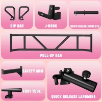 RitFit M1 / M1 Pro Smith Machine with Cable Crossover — Multifunctional Power Cage & Squat Rack for Home Gym, Includes Extensive Accessories and Storage(m-8)