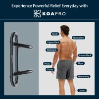 KOAPRO Psoas & Hip Hook Release Tool — Targeted Deep-Tissue Massager for Iliacus, Hip Flexors, Iliopsoas, Piriformis, Back and Core(m-4)