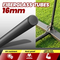 SPOYNAL 12FT/20FT Portable Freestanding Volleyball Net — Adjustable Height Practice Set with Carry Bag, PU Ball & Pump for Indoor/Outdoor Use(m-6)