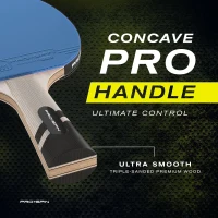 PRO-SPIN Carbon Table Tennis Paddles — Professional 7-Ply Blade, Premium Rubber, 2.0mm Sponge for Superior Control(m-4)