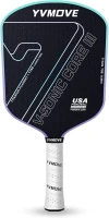 Pickleball Paddle for Advanced Players | Titanium-Carbon Hybrid Face | V-SONIC IV 16mm Core | Mid-Weight, Extended Grip | Large Sweet Spot | USAPA Approved(m-1)