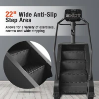 Commercial Stair Stepper with LED Display — 15 Speed Levels, 15–165 Steps/Min, 660 lb Capacity(m-5)