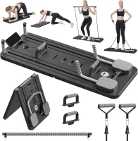 JANUA Pilates Board - 5-in-1 Foldable Pilates Reformer Sliding Board for Home Workouts(m-1)