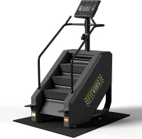 Fitvids Commercial Stair Stepper Machine — 15-Level Resistance, Continuous Stepper with LED Display for Home Gym Cardio & Lower-Body Training(m-1)