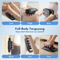 VTT 8-Head Deep Tissue Massage Gun — Electric Handheld Back Massager for Shoulders, Legs & Full-Body Pain Relief(m-6)