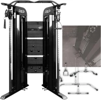 REP Fitness Arcadia™ Functional Trainer – All-in-One Cable Machine for Home & Garage Gyms with Optional Weight Stack & Attachment Upgrades(m-1)