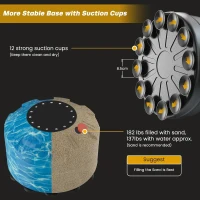 Dripex Freestanding Punching Bag with Shock-Absorbing Sleeve — 69"" Standing Boxing Bag for Adults & Teens, Home Gym(m-5)