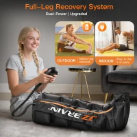 Sequential Air Compression Recovery System (Small) - Professional Full-Leg Compression Boots for Faster Recovery & Improved Circulation, Zip-On Fit(m-6)