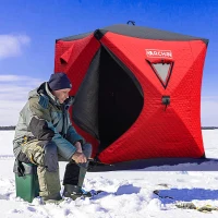 DARCHEN Insulated 3-Layer Pop-Up Ice Fishing Shanty for 3–4 People — Thermal Tent with Insulation Layer(m-3)