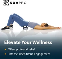 KOAPRO Psoas & Hip Hook Release Tool — Targeted Deep-Tissue Massager for Iliacus, Hip Flexors, Iliopsoas, Piriformis, Back and Core(m-6)