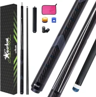 CRICAL 58-inch Carbon Fiber Pool Cue – Pro Low-Deflection Cue with 3/8×8 Stainless Joint and 12.5mm Tip(m-1)