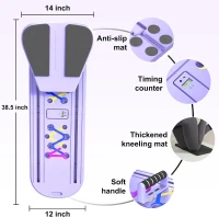 Portable Foldable Pilates Reformer Board — Multi-Function Home Pilates Machine with Timer, Resistance Bands & Carry Bag(m-4)