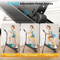 ERGOLIFE Foldable Stair Stepper – 6-Level Magnetic Resistance, Low-Noise Compact Stairmaster with 350LB Capacity(m-4)