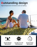 Abahub Non-Slip EVA Decking Mat - 6mm Camouflage Traction Pad, Self-Adhesive & Trimmable (96 in x 16 in / 23.5 in / 38 in / 47 in; 48 in x 16 in) for Paddleboards, Kayaks, Boats(m-5)